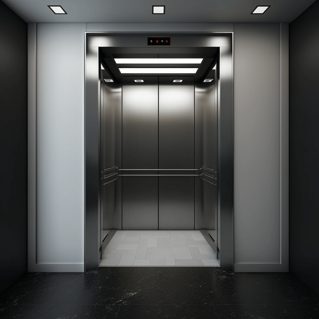 Lift in apartment building